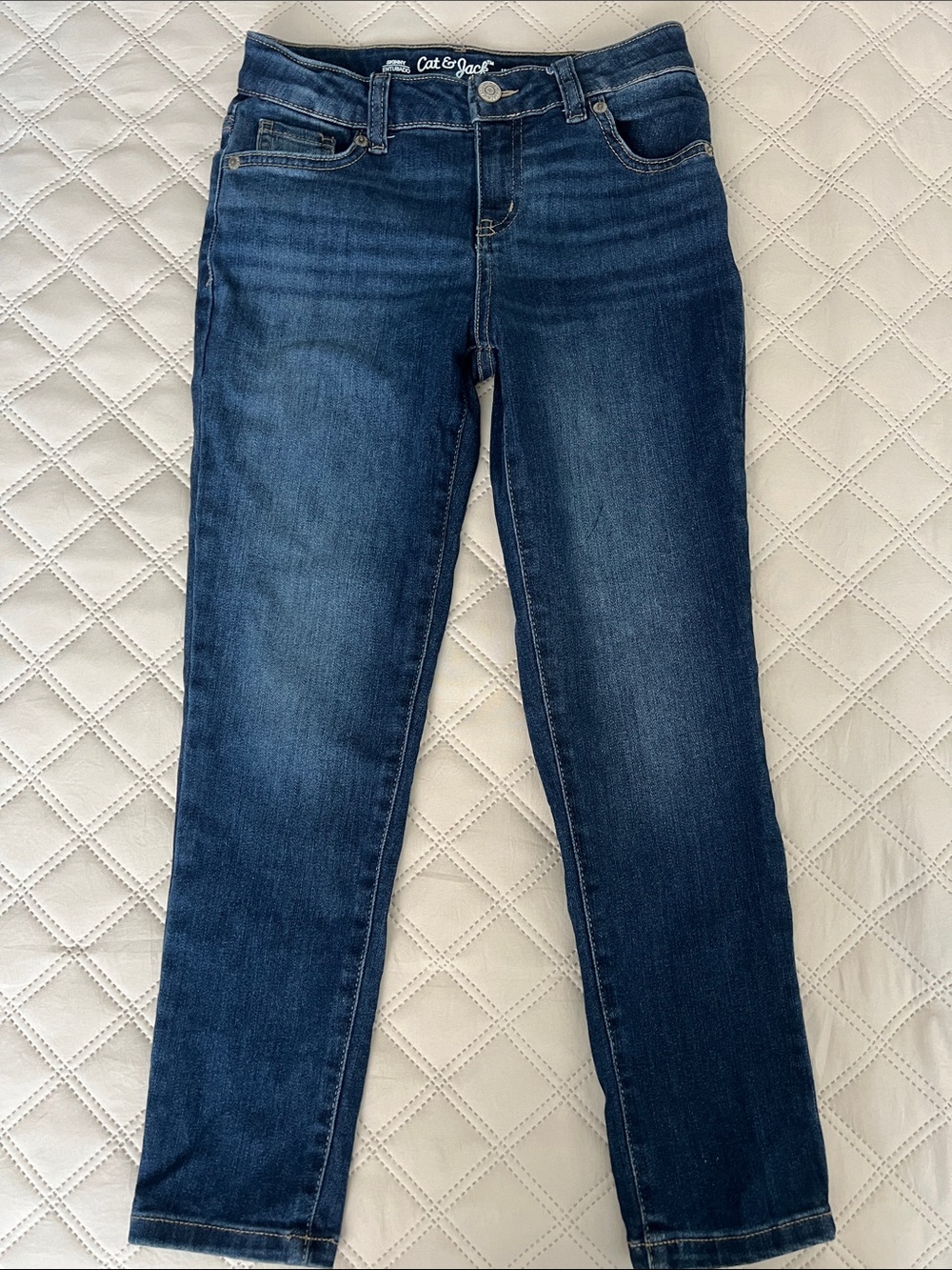 Cat & Jack Girls Dark Blue Skinny Jeans